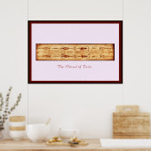 Jour de Turin Jésus Saint Face Poster complet (Cuisine)