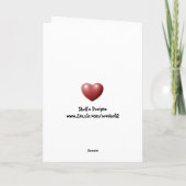 Jour de Valentines heureux - carte (Dos)