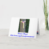 Jour de vétérans, carte de voeux militaire de (Dos)