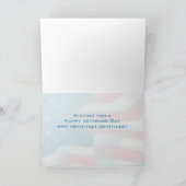 Jour des anciens combattants, Merci - Carte de voe (Intérieur)