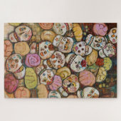 Jour des crânes de sucre du puzzle des morts (Horizontal)