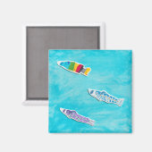 Jour des enfants Aimant Koinobori (Recto/Verso)