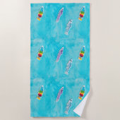 Jour des enfants serviette de plage Koinobori (Devant)