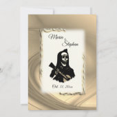 Jour des invitations de mariage mortes (Dos)