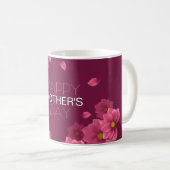 Jour des mères florales élégantes | Café Mug (Devant droit)