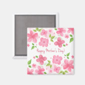Jour des mères florales élégantes | Magnet (Recto/Verso)