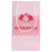 Jour des mères florales élégantes | Sac cadeau (Devant)