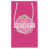 Jour des mères florales élégantes | Sac cadeau (Dos)