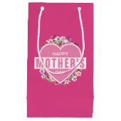Jour des mères florales élégantes | Sac cadeau (Devant)