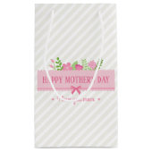 Jour des mères florales élégantes | Sac cadeau (Dos)