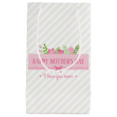 Jour des mères florales élégantes | Sac cadeau (Devant)