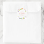 Jour des mères florales élégantes | Sticker (Sac)