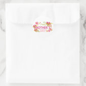 Jour des mères florales élégantes | Sticker (Sac)