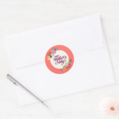 Jour des mères florales élégantes | Sticker (Enveloppe)