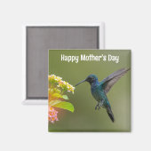 Jour des mères Magnet de colibris (Recto/Verso)