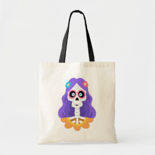 Jour des morts Halloween Sac fourre-tout crâne suc
