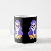 Jour des morts Halloween sucre crâne Mug (Devant gauche)