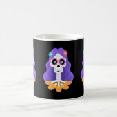 Jour des morts Halloween sucre crâne Mug (Centre)
