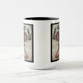 Jour des morts priant squelette Mug (Centre)