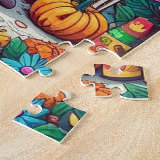 Jour des squelettes morts Puzzle (Côté)