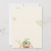 Jour des terres Anniversaire Fête Invitation (Dos)