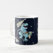 Jour des terres Dino sur la tasse de café blanc cl (Devant gauche)