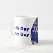 Jour des terres Earth Art Mug (Devant gauche)