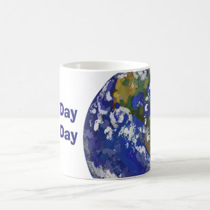 Jour des terres Earth Art Mug
