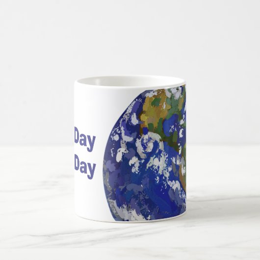 Jour des terres Earth Art Mug (Centre)