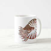 Jour des terres Nautilus Café Mug (Devant droit)