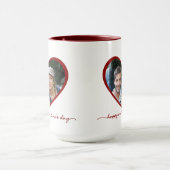 Jour des Valentines Photo Mug (Centre)