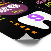 Jour d'Halloween Première fille panneau de tableau (Coin)