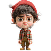 Jour difficile Ornement en céramique elf de Noël