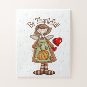 Jour du Bon thanksgiving des puzzles