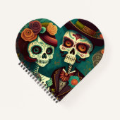 Jour du Carnet Spiral de deux squelettes morts (Devant)