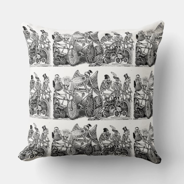 Jour du Coussin mort - Calavera las biciletas (Recto)
