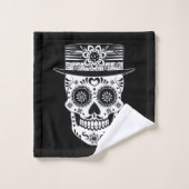 Jour du crâne de sucre mort (Gant de toilette)