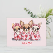 Jour du Merci Valentines Chihuahua Chiogs (Debout devant)
