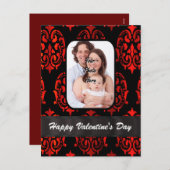 Jour du modèle photo Damas Valentines (Devant / Derrière)