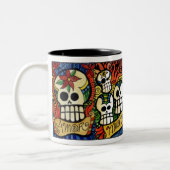 Jour du mort/de Dia de los Meurtos Mug (Gauche)