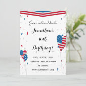 Jour du Président Anniversaire invitation USA Jeux (Debout devant)