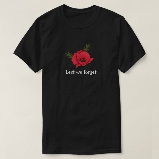 Jour du Souvenir, Jour du Souvenir, T-shirt Red Po (Design devant)