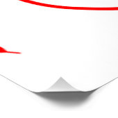 Jour du Souvenir Poster brillant : Une Journée Rou (Coin)