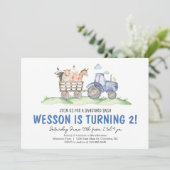 Jour du tracteur, Invitation d'anniversaire de fer (Debout devant)