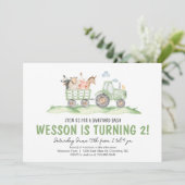 Jour du tracteur, Invitation d'anniversaire de fer (Debout devant)