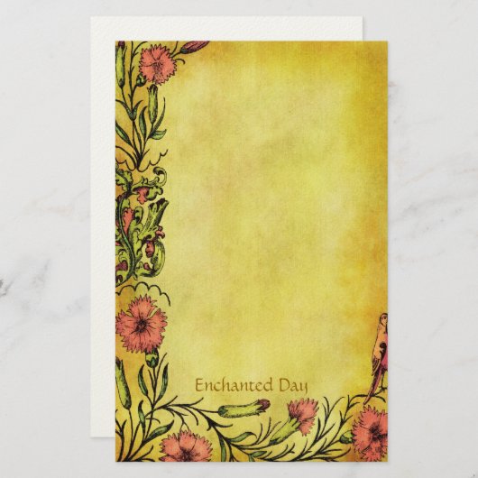 Jour enchanté - papeterie médiévale (Devant / Derrière)