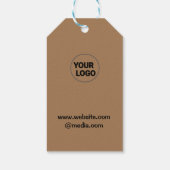 Jour heureux de naissance jaune cadeaux étiquettes (Dos)