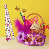 Jour juif coloré Hébreu Bonne Cravate Purim