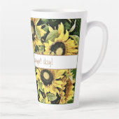 Jour magnifique Tournesol latte Mug (Droite)