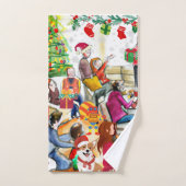 Jour Noël (Serviette à main)